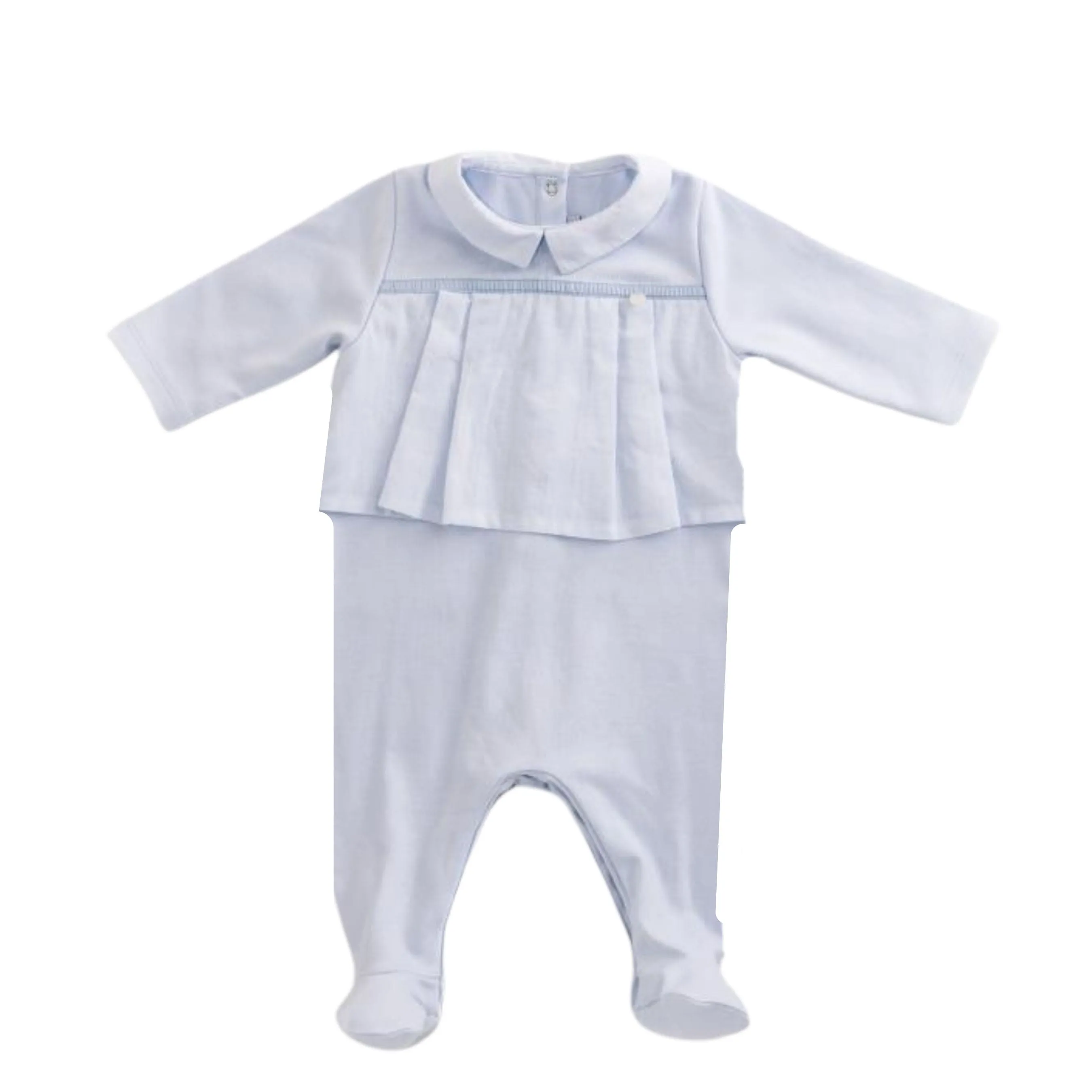 Alan | Baby Boys Blue Organic Cotton Babygrow