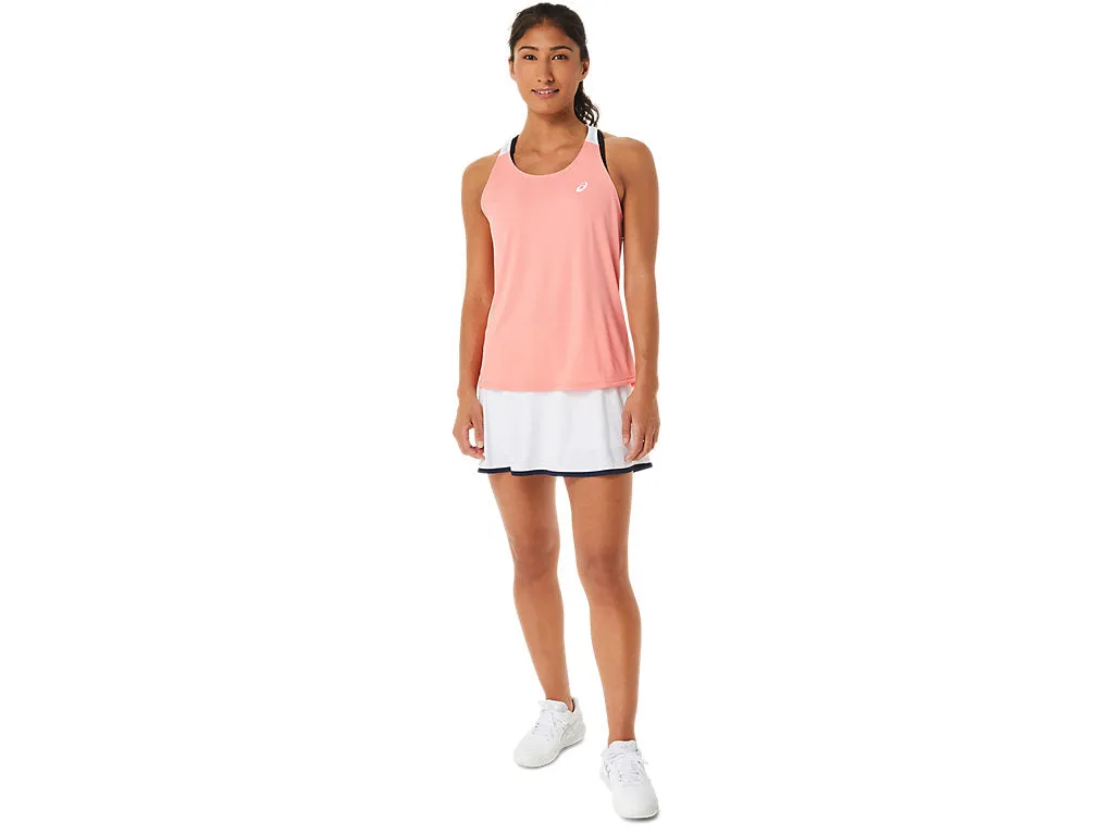 Asics Women Court Tank Guava/Brilliant White