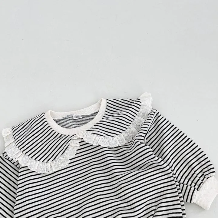 Baby Kid Girls Striped Tops Wholesale 231130124