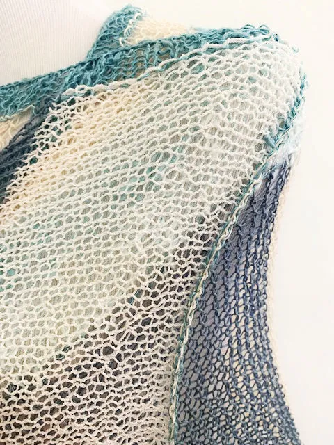 Blue Hues shawl