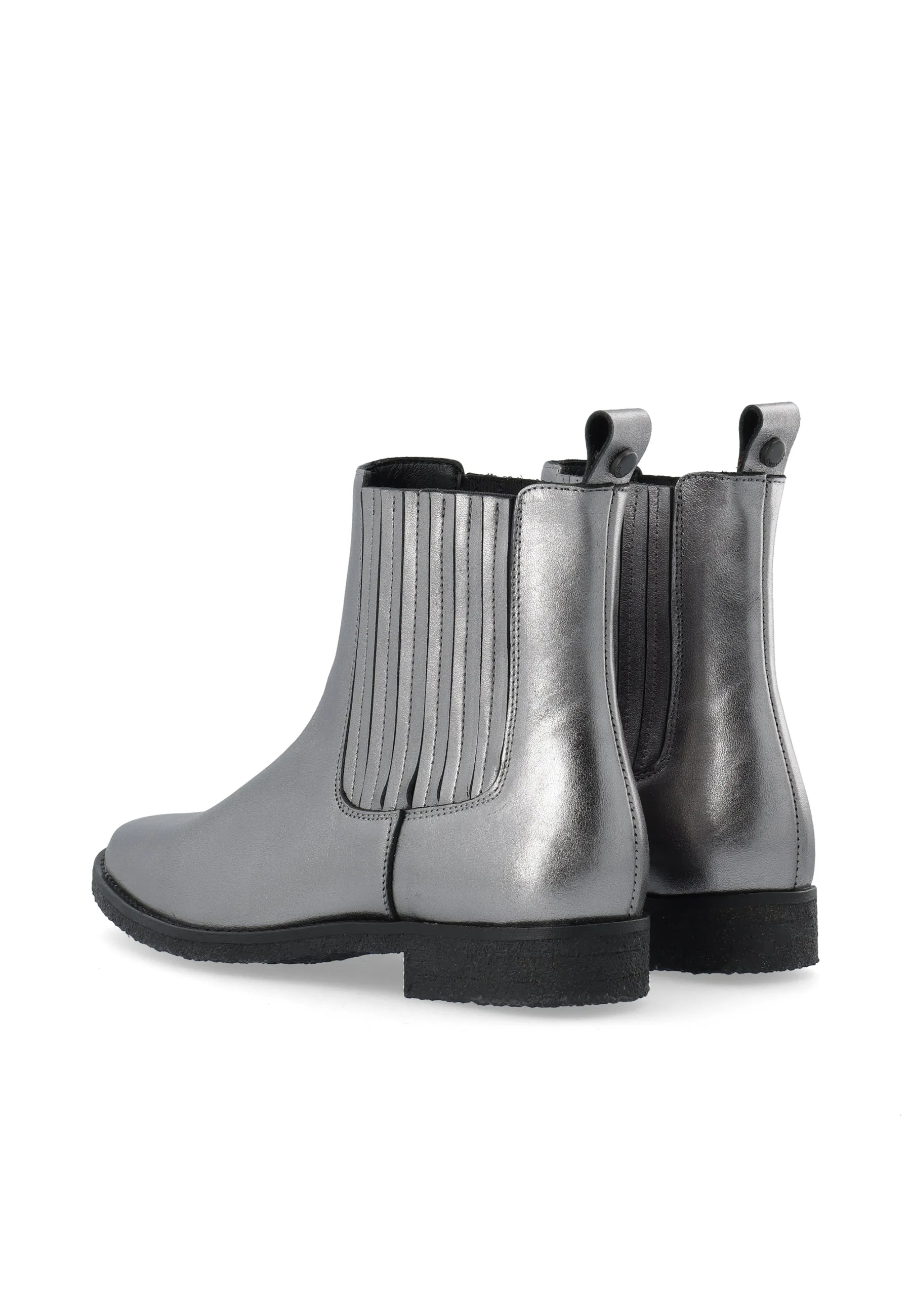 CASAGNES Chelsea Boot Metallic Leather