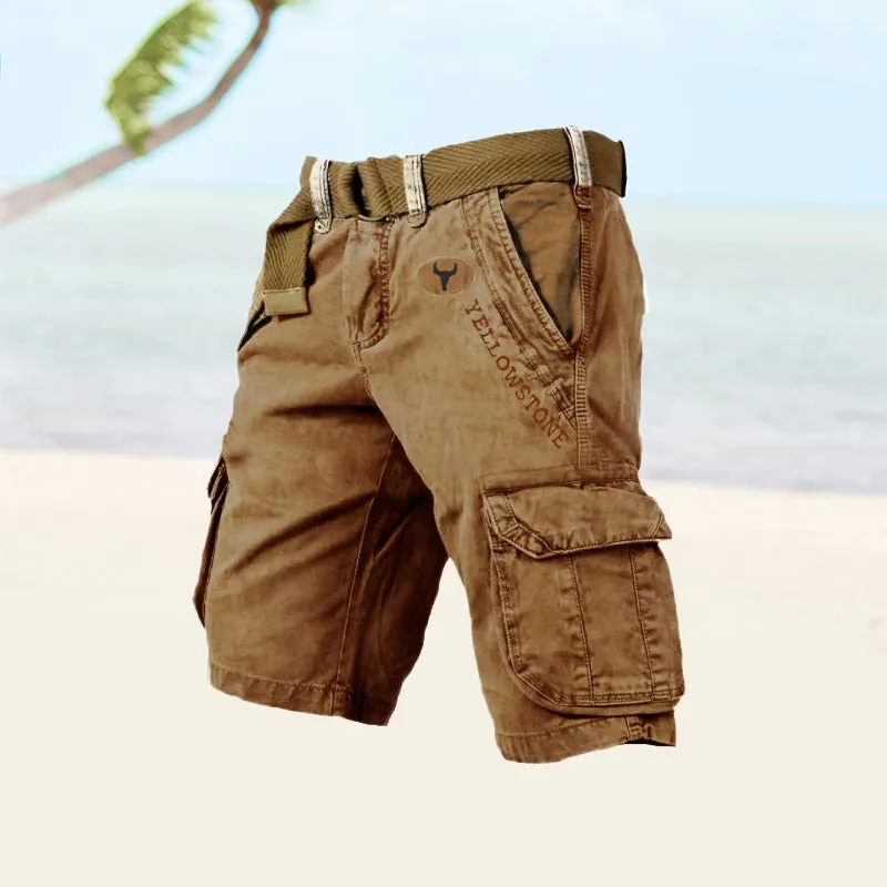 COMFORTABLE CARGO SHORTS FOR MEN