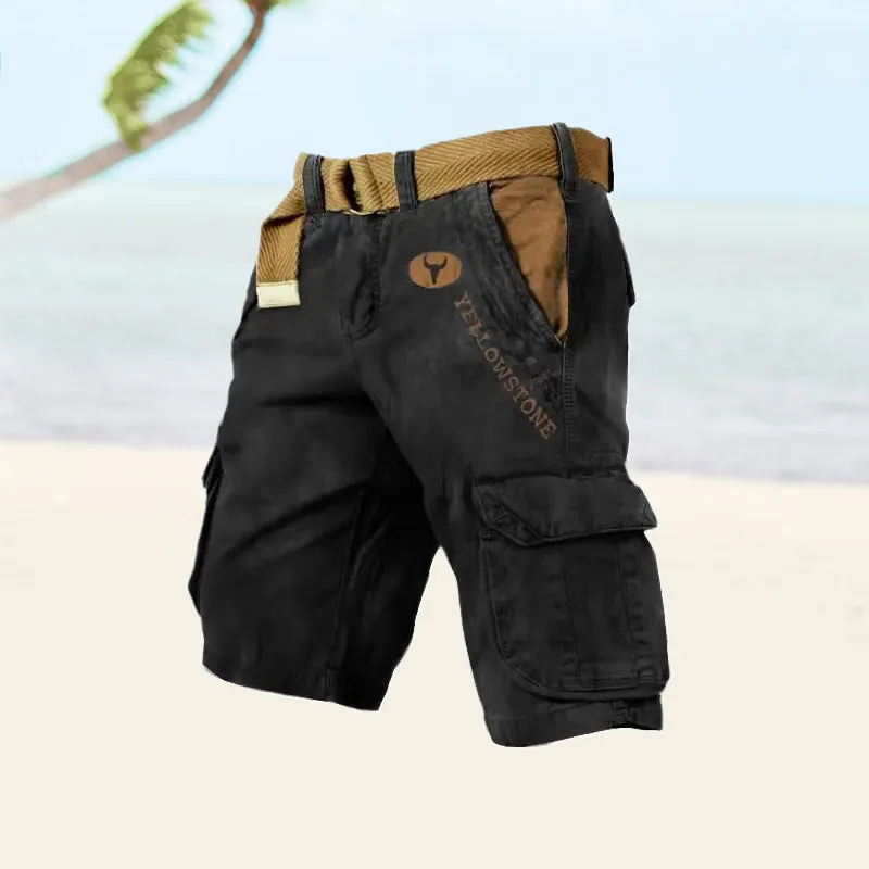 COMFORTABLE CARGO SHORTS FOR MEN