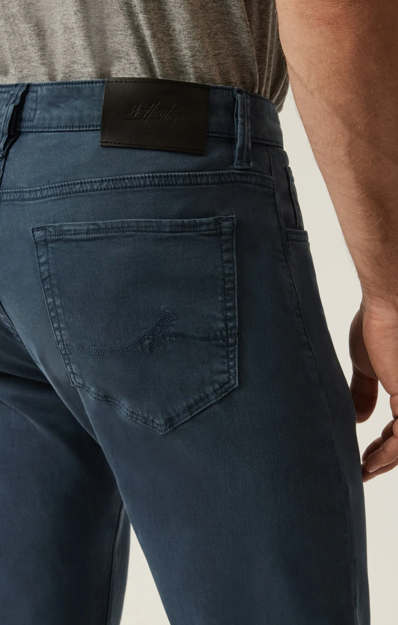 Courage Straight Leg Pants in Petrol Twill