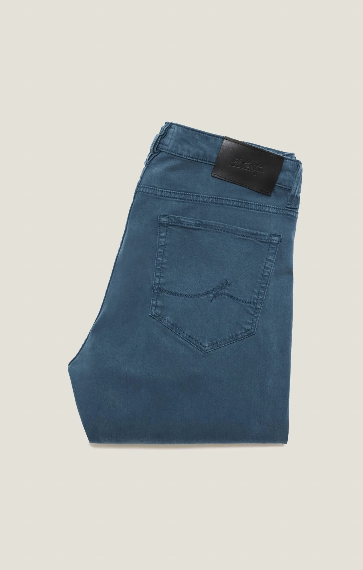 Courage Straight Leg Pants in Petrol Twill