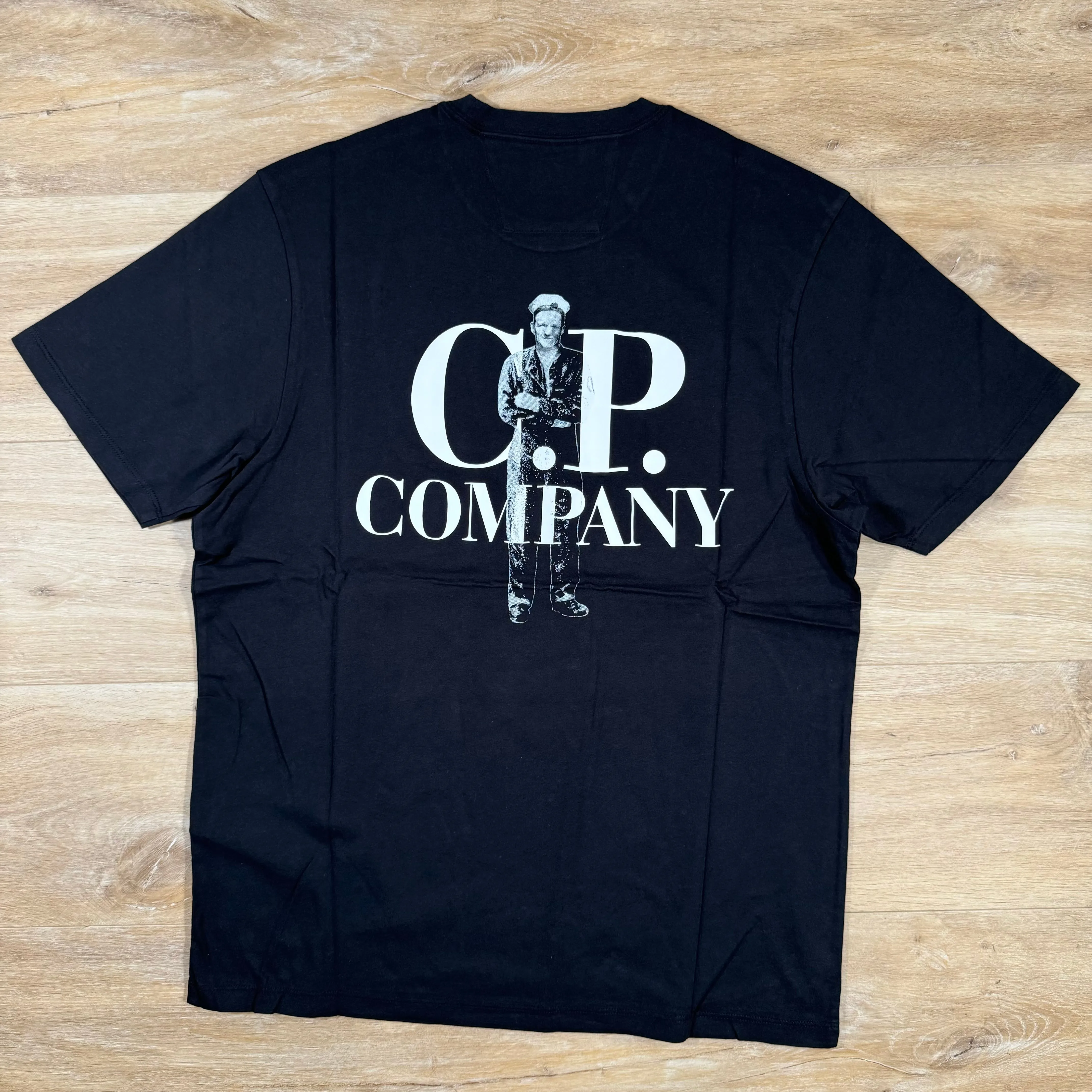 C.P. Company Bold British Sailor T-Shirt in Black