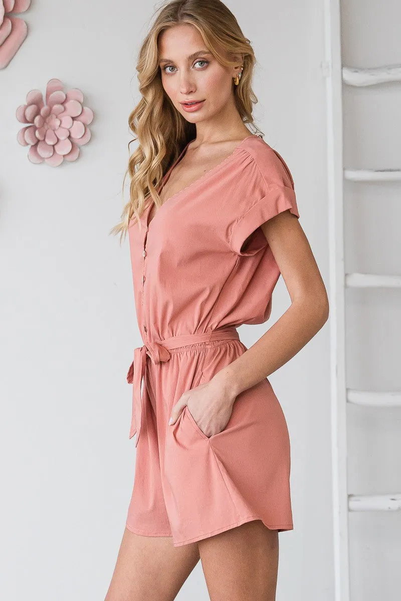 Cutting Ties Romper