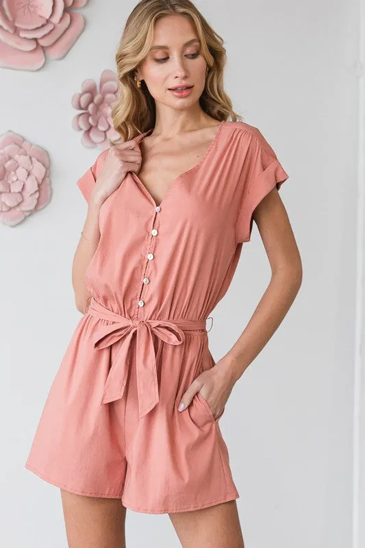 Cutting Ties Romper