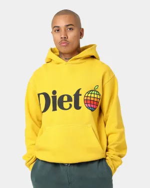 Diet Starts Monday Apple Hoodie Yellow