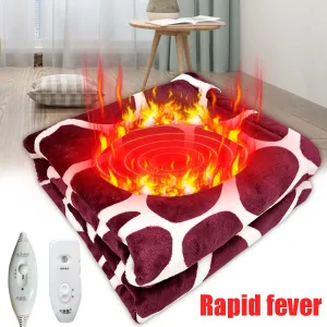 Electric Blanket Body Warmer Winter Single Heated Blanket Thermostat Electric Heating Blanket Carpet Household Beds Heaters Pad