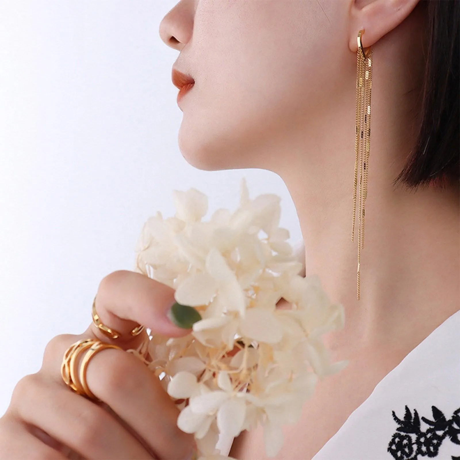 Elegant Long Earring