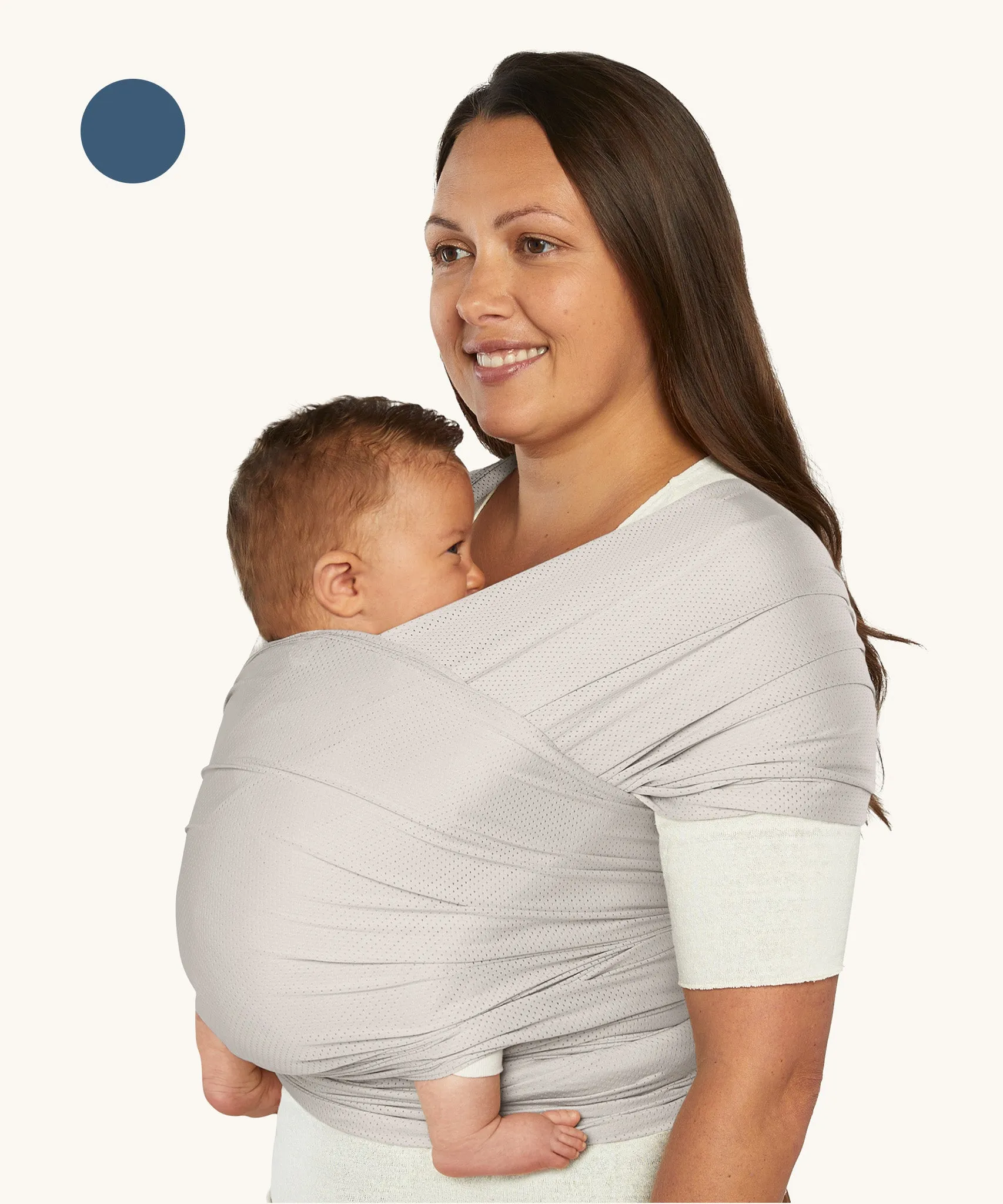 Ergobaby Sustainable Mesh Aura Wrap Baby Carrier