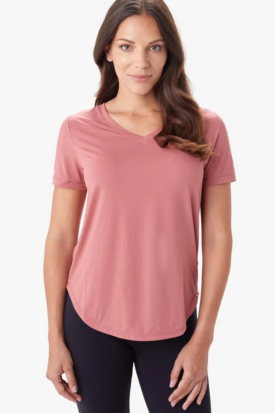 FANCY V-NECK SHORT SLEEVE