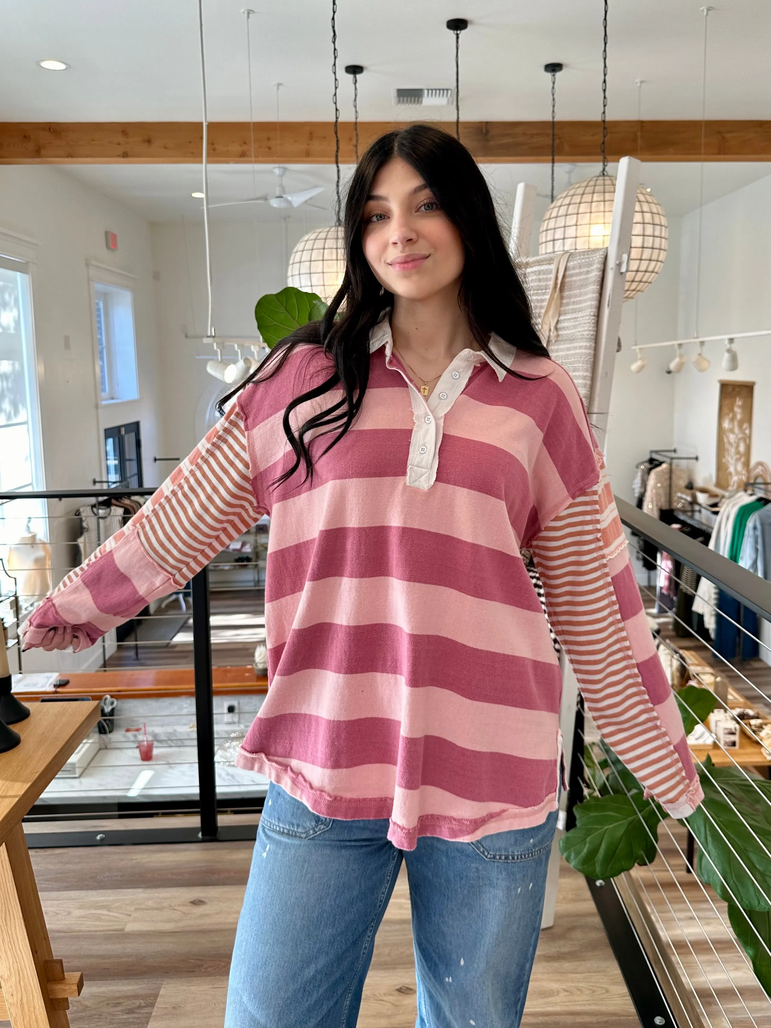 FP Aster Stripe Pullover