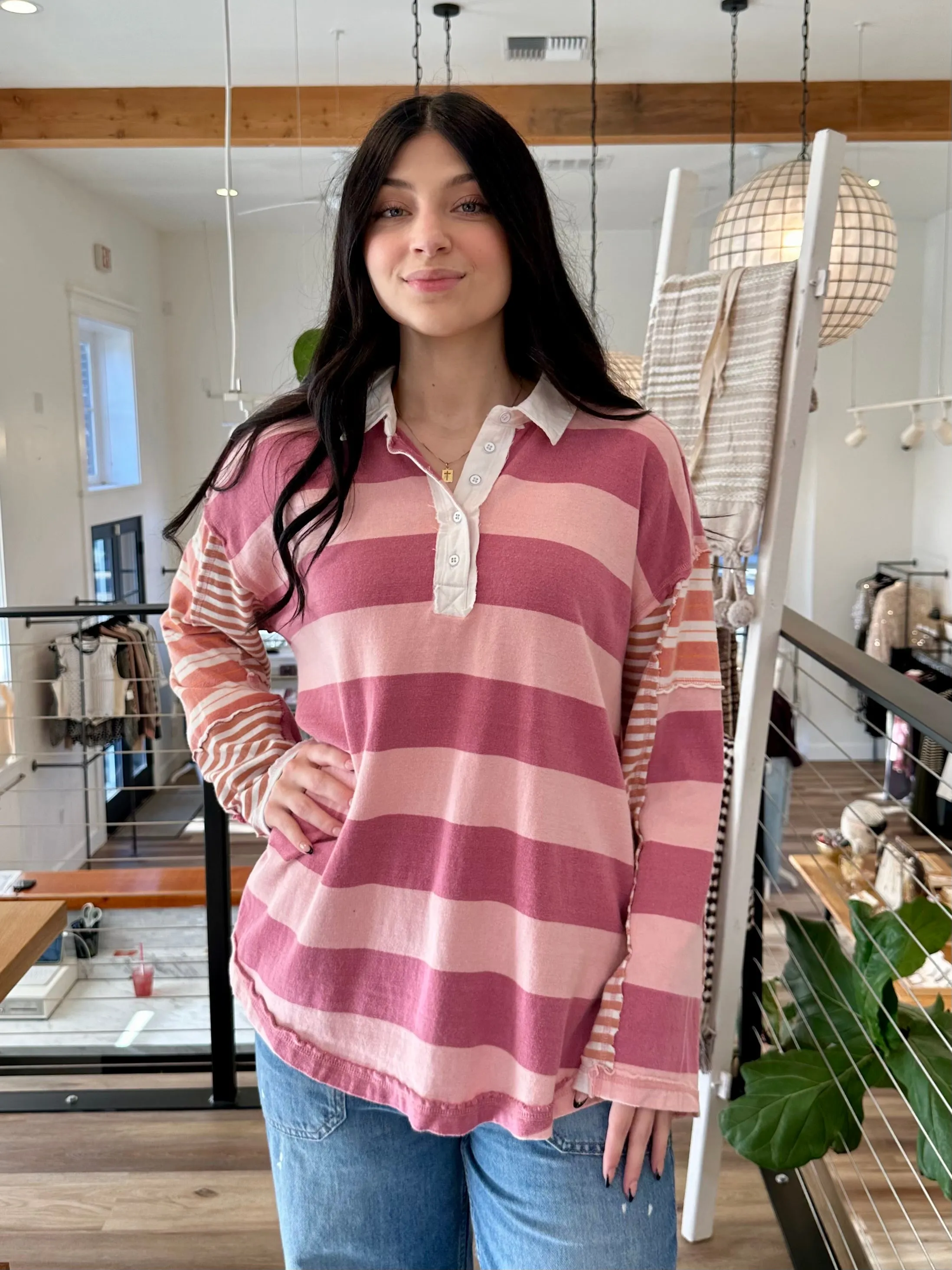 FP Aster Stripe Pullover