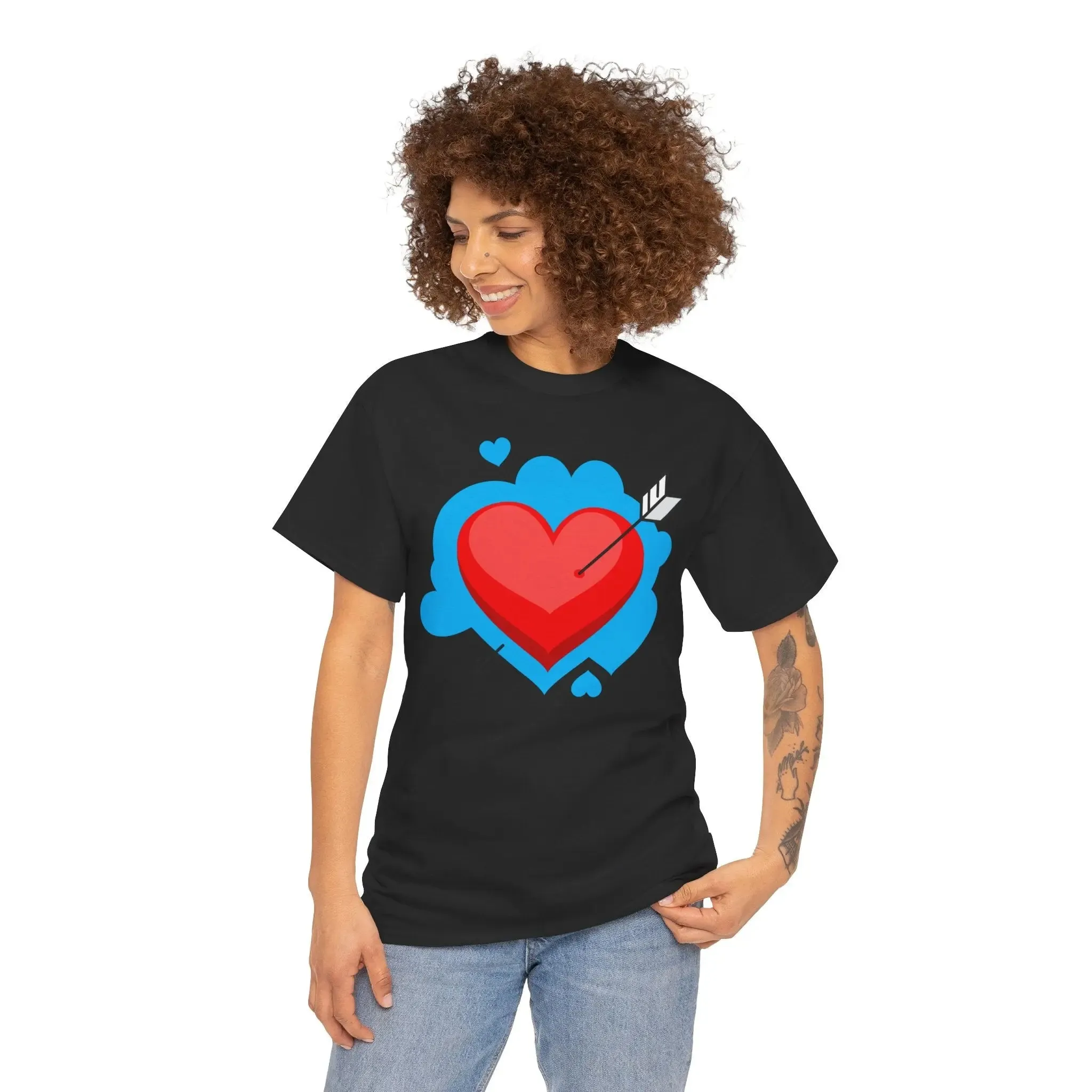 Heart Unisex Cotton T-shirt