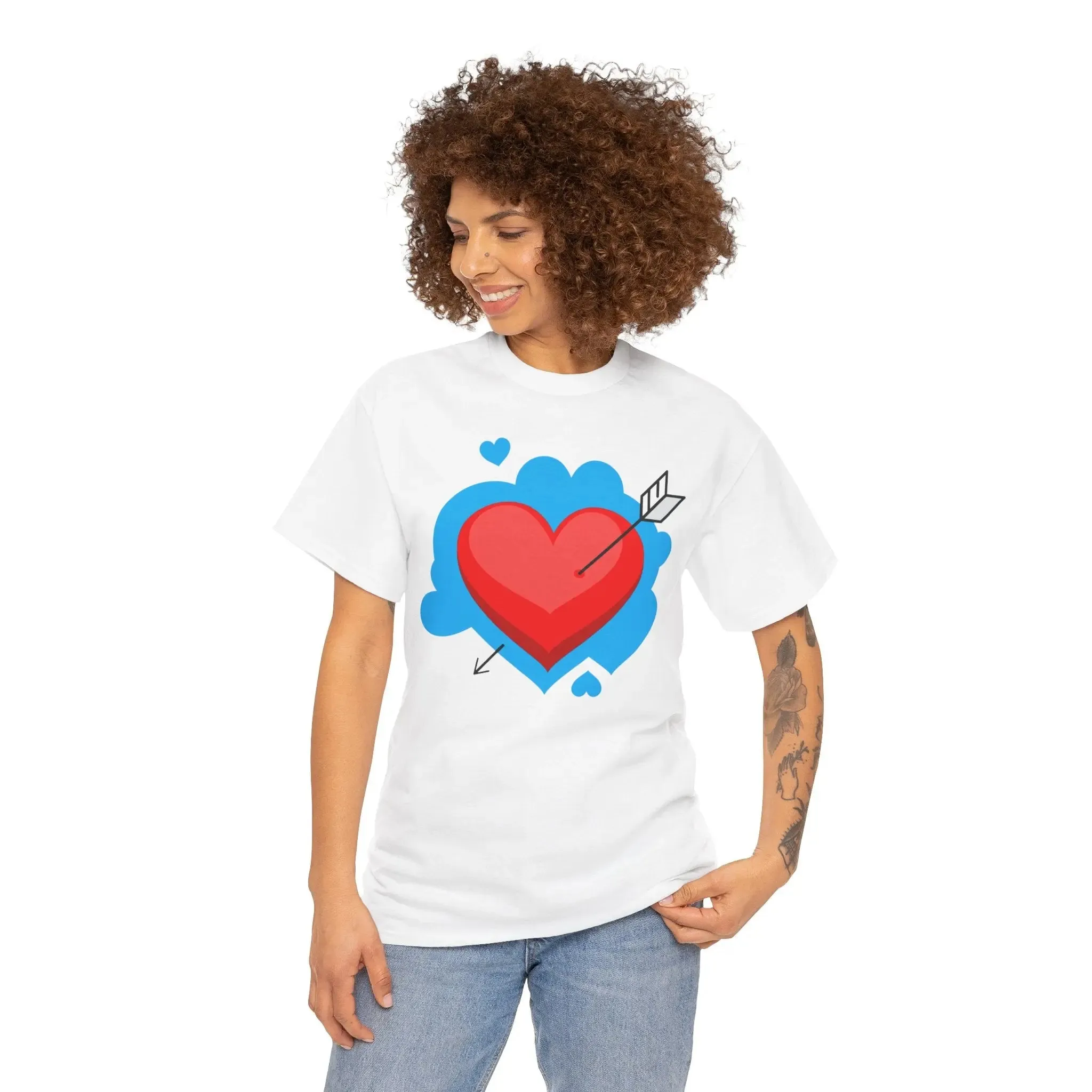 Heart Unisex Cotton T-shirt