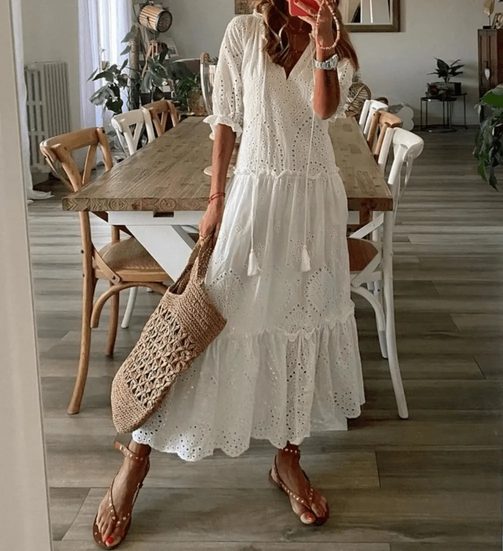 Helena - Stylish Bohemian Tunic Dress for Women