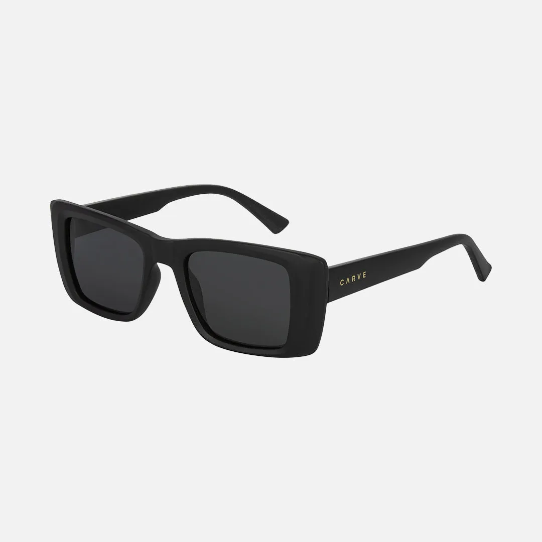 Hey Ho - Matte Black Frame Dark Grey Polarized Lens