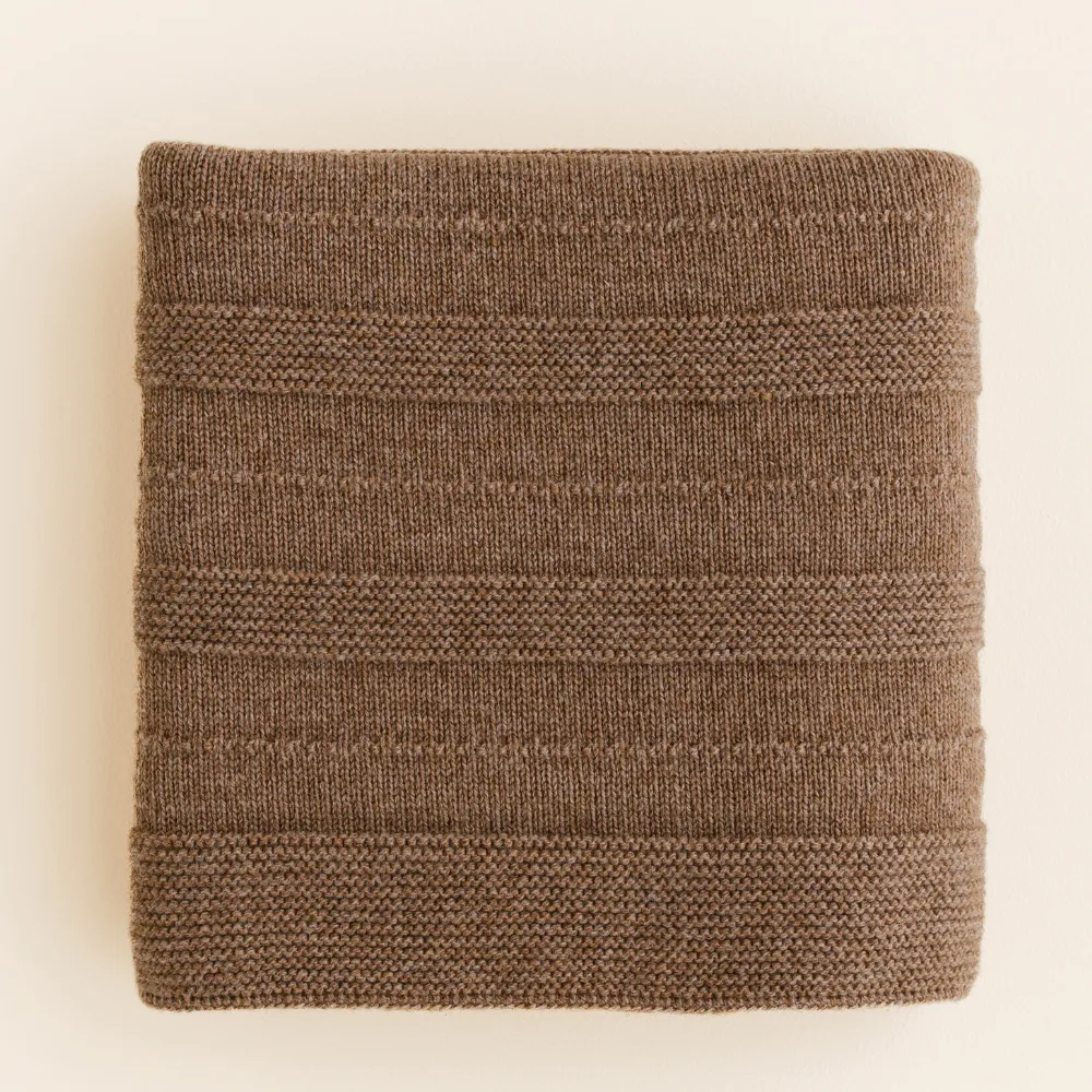 Hvid - Holly blanket - 100% Merino wool - Thick knit