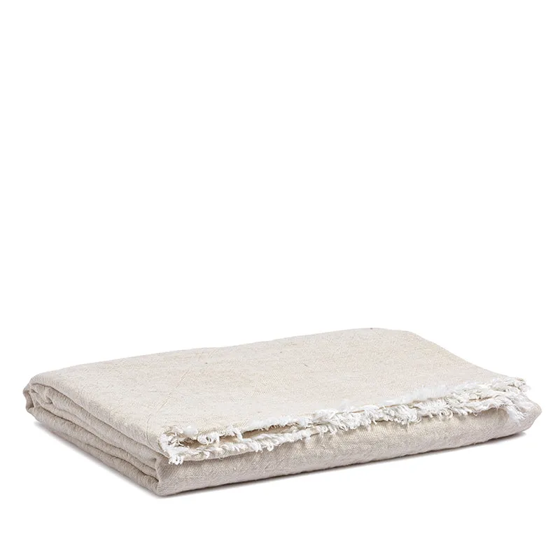 Linen throw sea shell