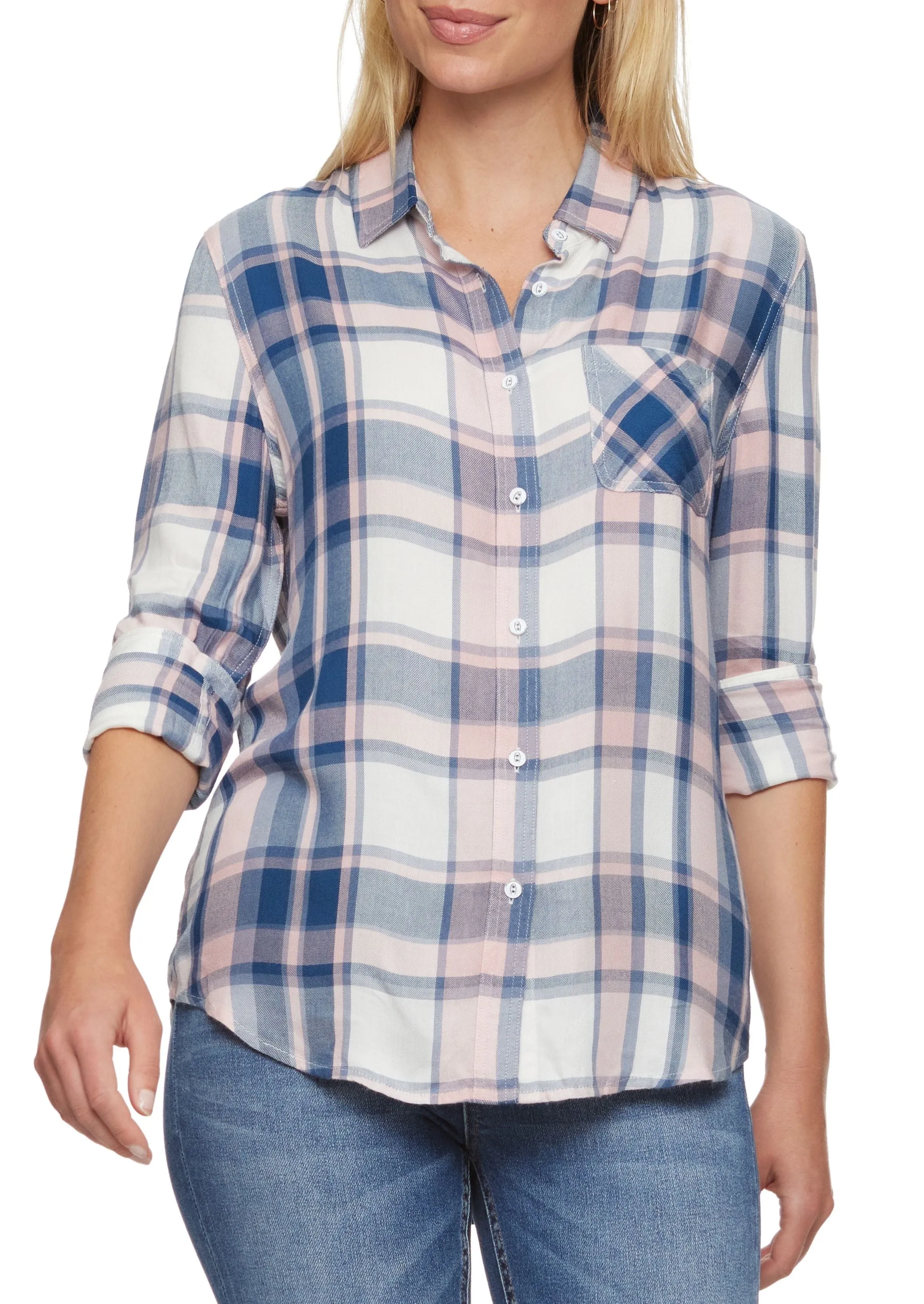 Marlow Plaid Single Pocket Shirt