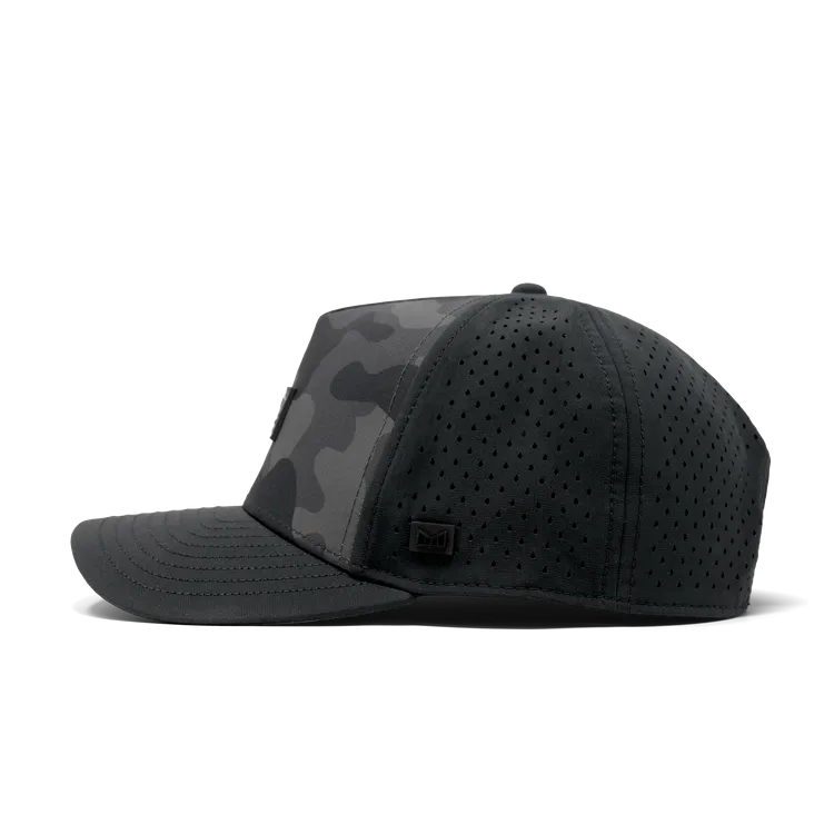 Melin Odyssey Brick Hydro Hat in Black Camo Midnight