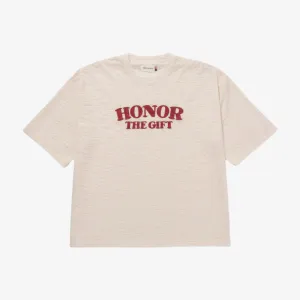 mens honor the gift stripe box s/s tee (bone)