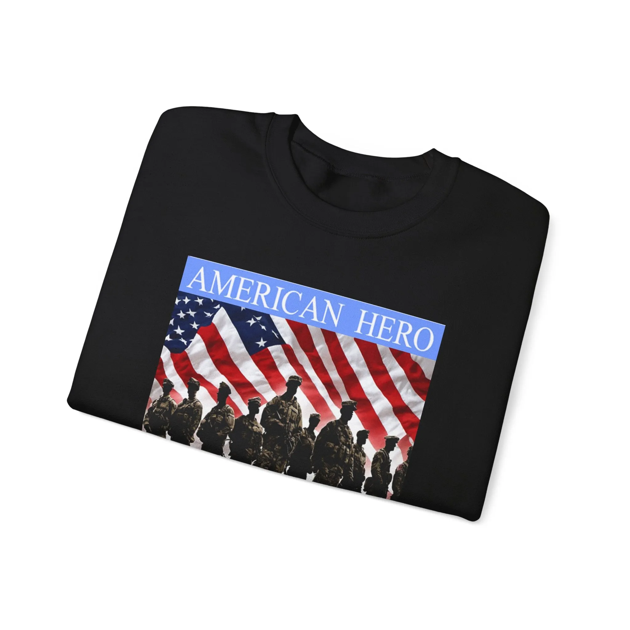 Michael Adonys American Hero Crewneck Sweatshirt  Unisex Heavy Blend