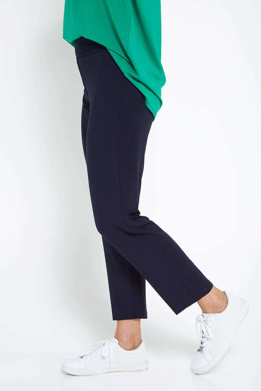 Nina Bamboo Pants - Dark Navy