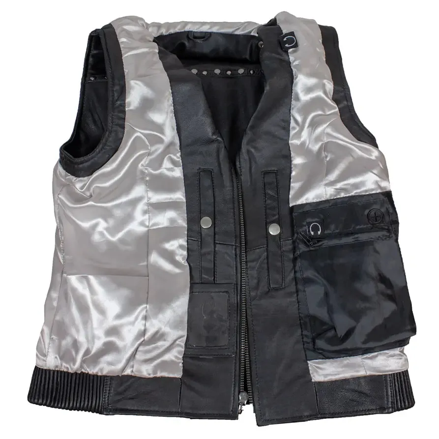 Open Road Women's Studded Leather Vest