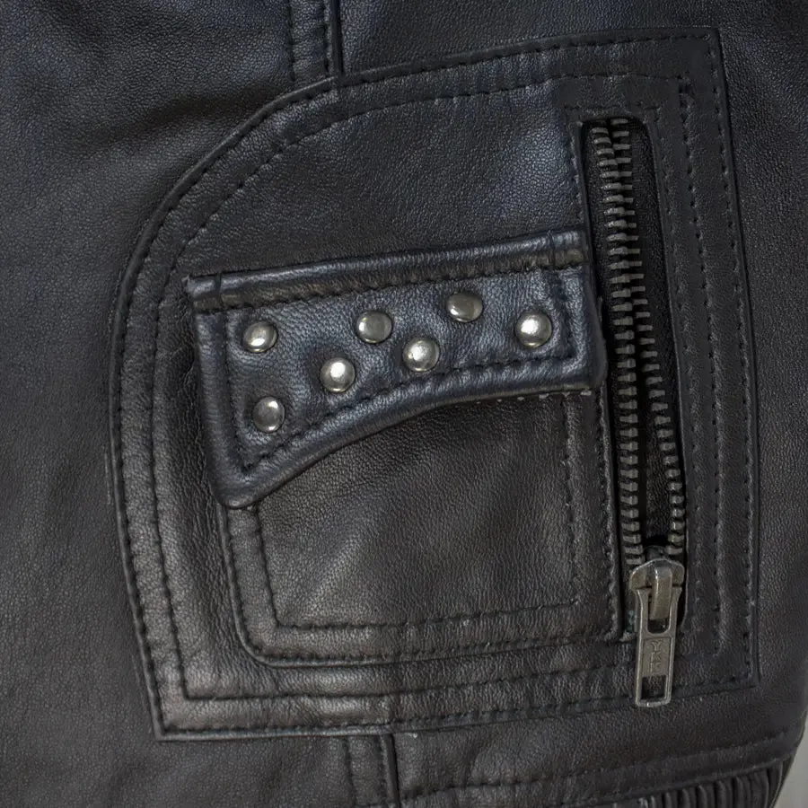 Open Road Women's Studded Leather Vest