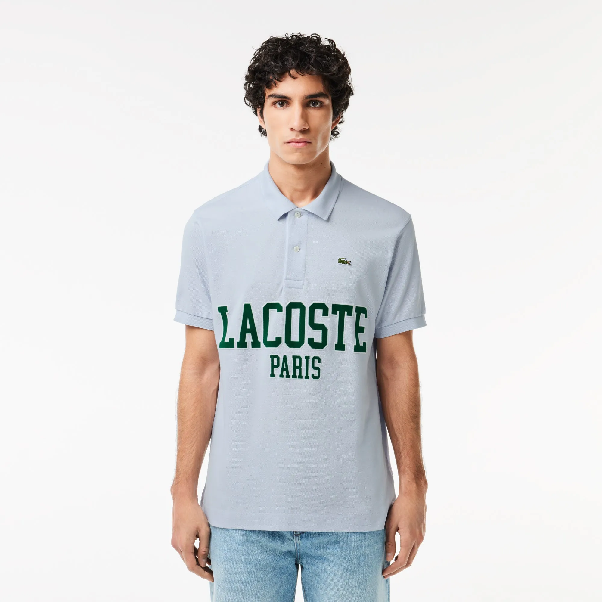 Original L.12.12 Lacoste Flocked Piqué Polo Shirt