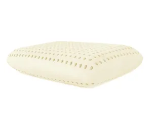 Rest Healthy Organic Pure Natural, Breathable, Orthopaedic, Durable, Hypoallergenic, Neck Support, Cooling, Latex Standard Pillow by Livon Comforts (Pack of Two)