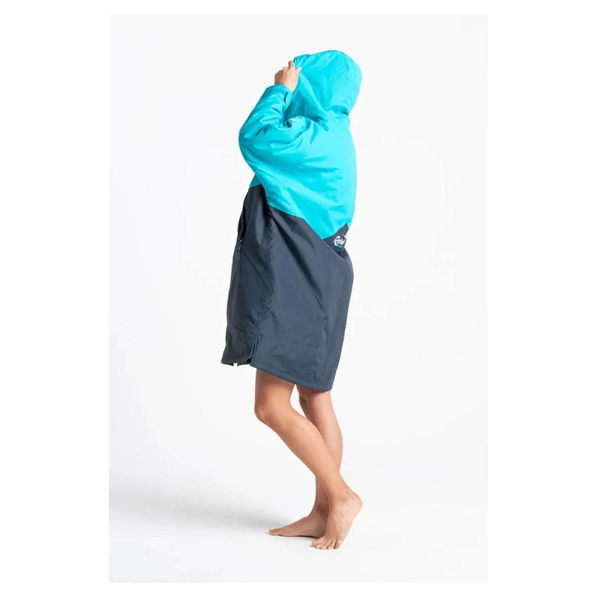 Robie Dry Series Recycled Long Sleeve Changing Robe - India lnk/Blue Atoll