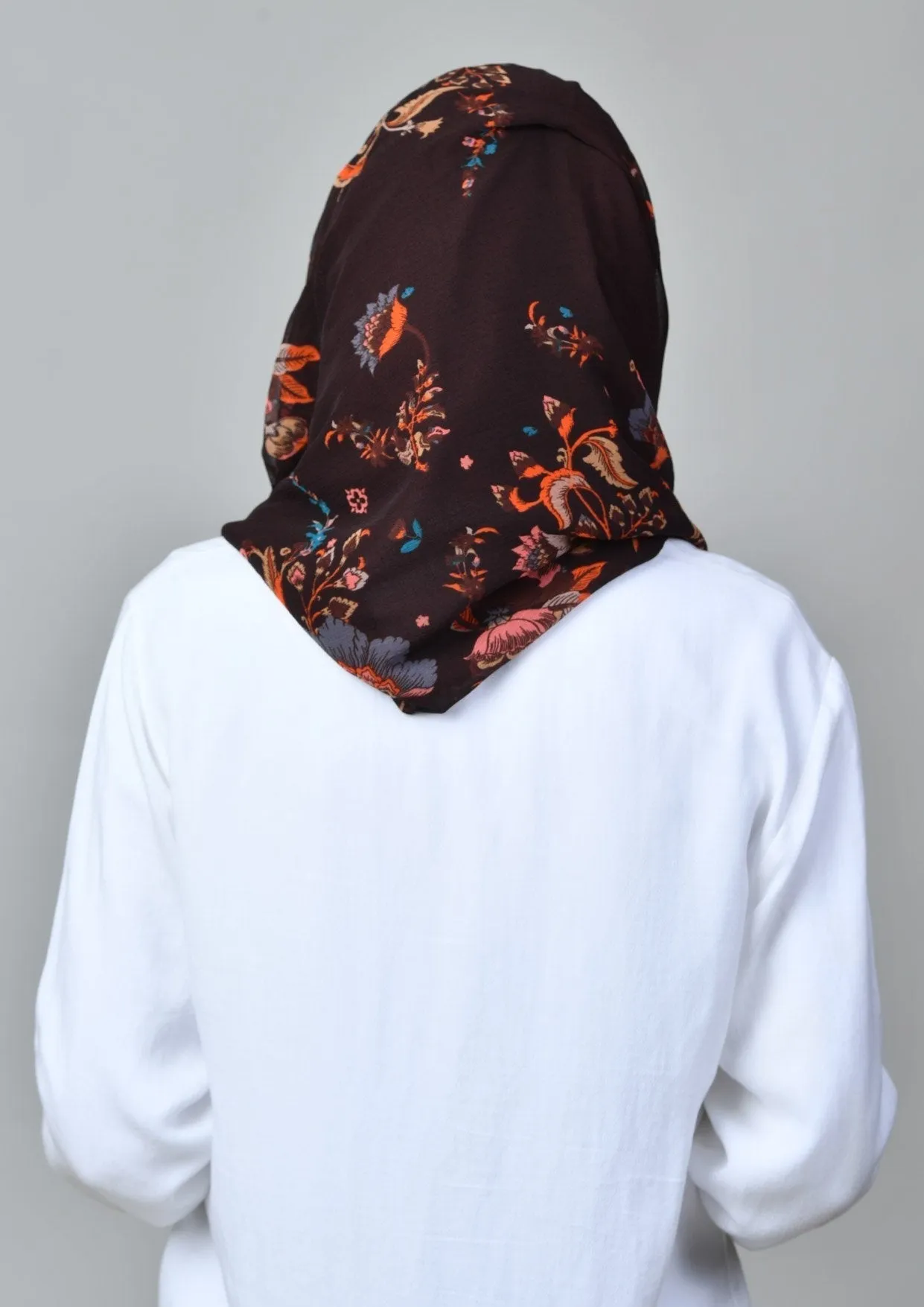 Shiraz Brown- Chic Mini- Mosaic Chiffon