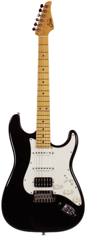 Suhr Classic S HSS Guitar, Black, Maple