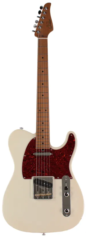 Suhr Select Classic T Guitar, Roasted Neck, Olympic White, Maple