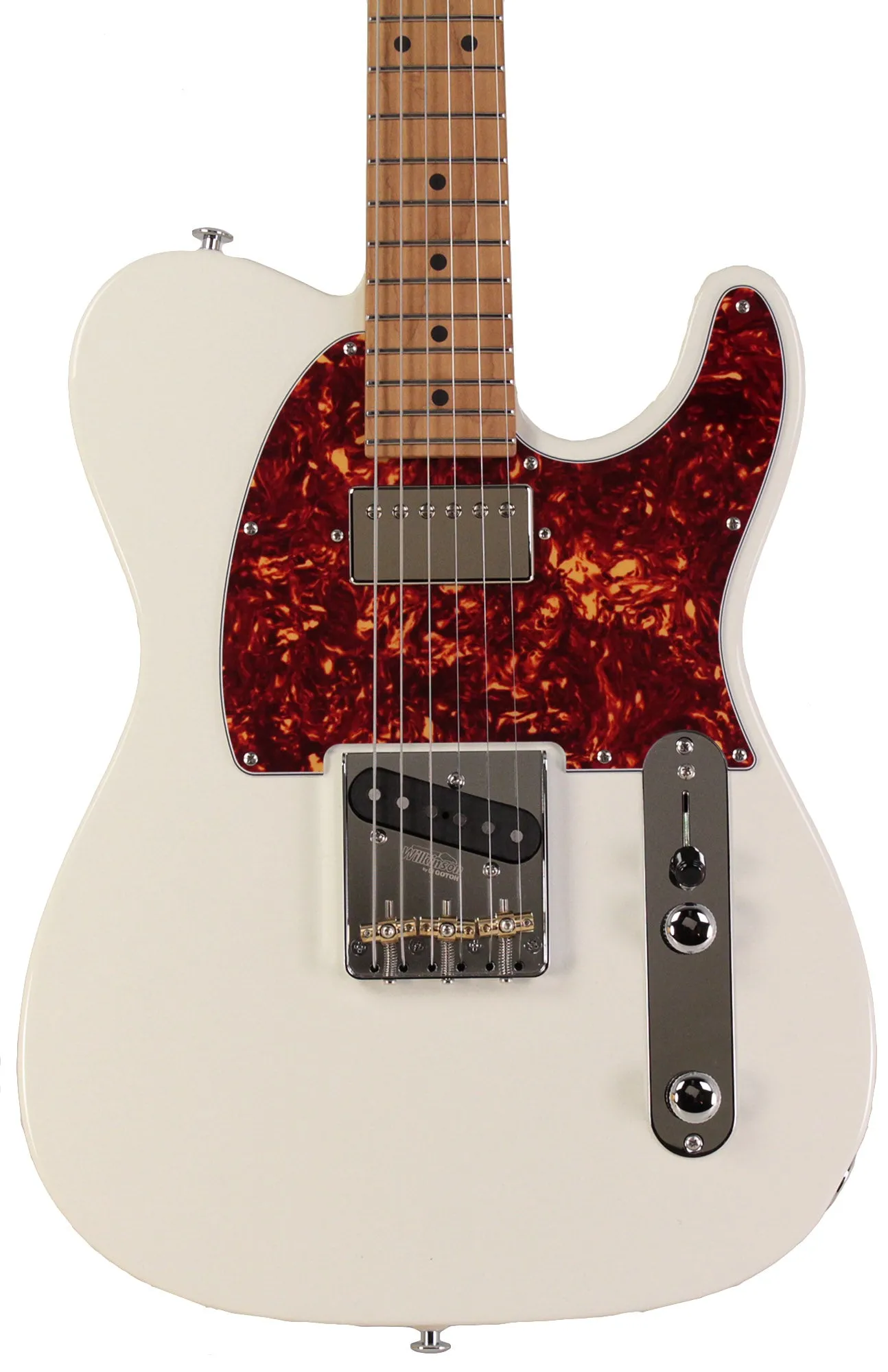 Suhr Select Classic T HS Roasted Guitar, Roasted Neck, Maple, Olympic White