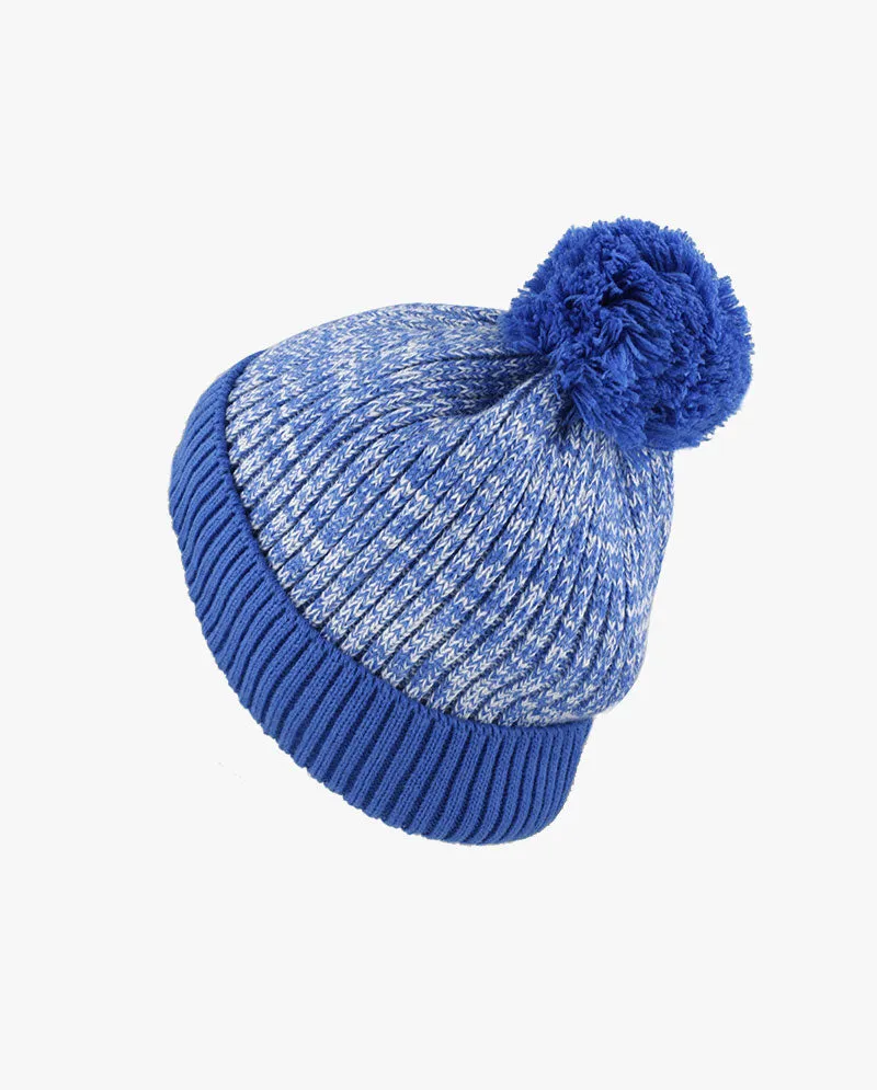 The Hat Depot - Ribbed Knit Beanie with Pom