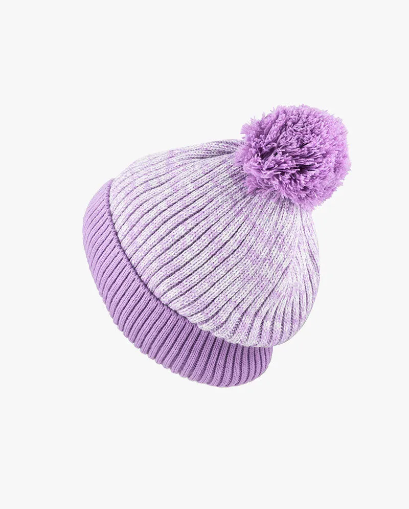 The Hat Depot - Ribbed Knit Beanie with Pom