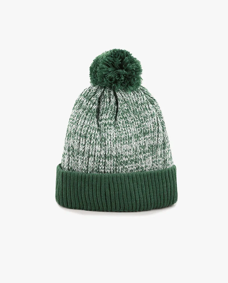 The Hat Depot - Ribbed Knit Beanie with Pom