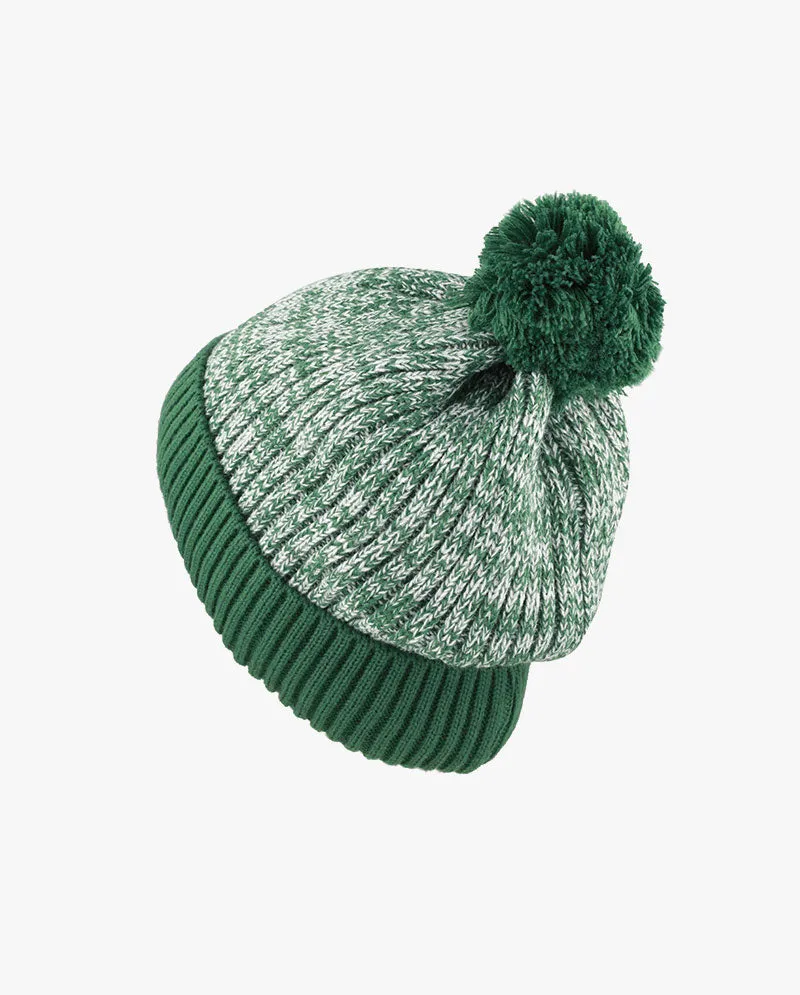 The Hat Depot - Ribbed Knit Beanie with Pom