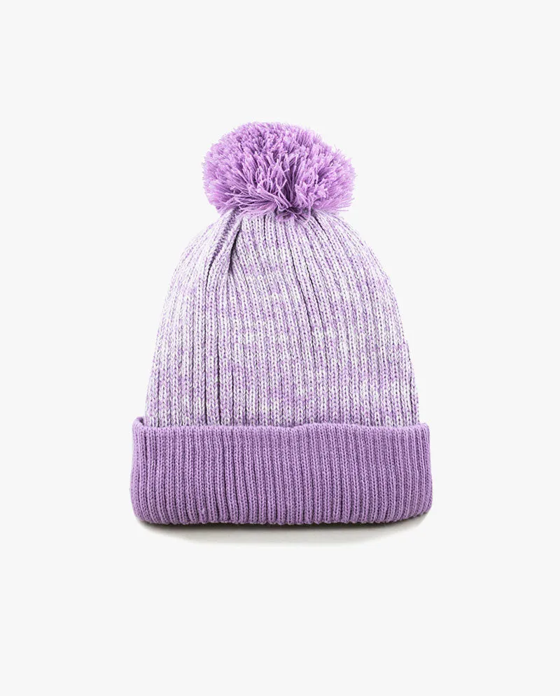 The Hat Depot - Ribbed Knit Beanie with Pom