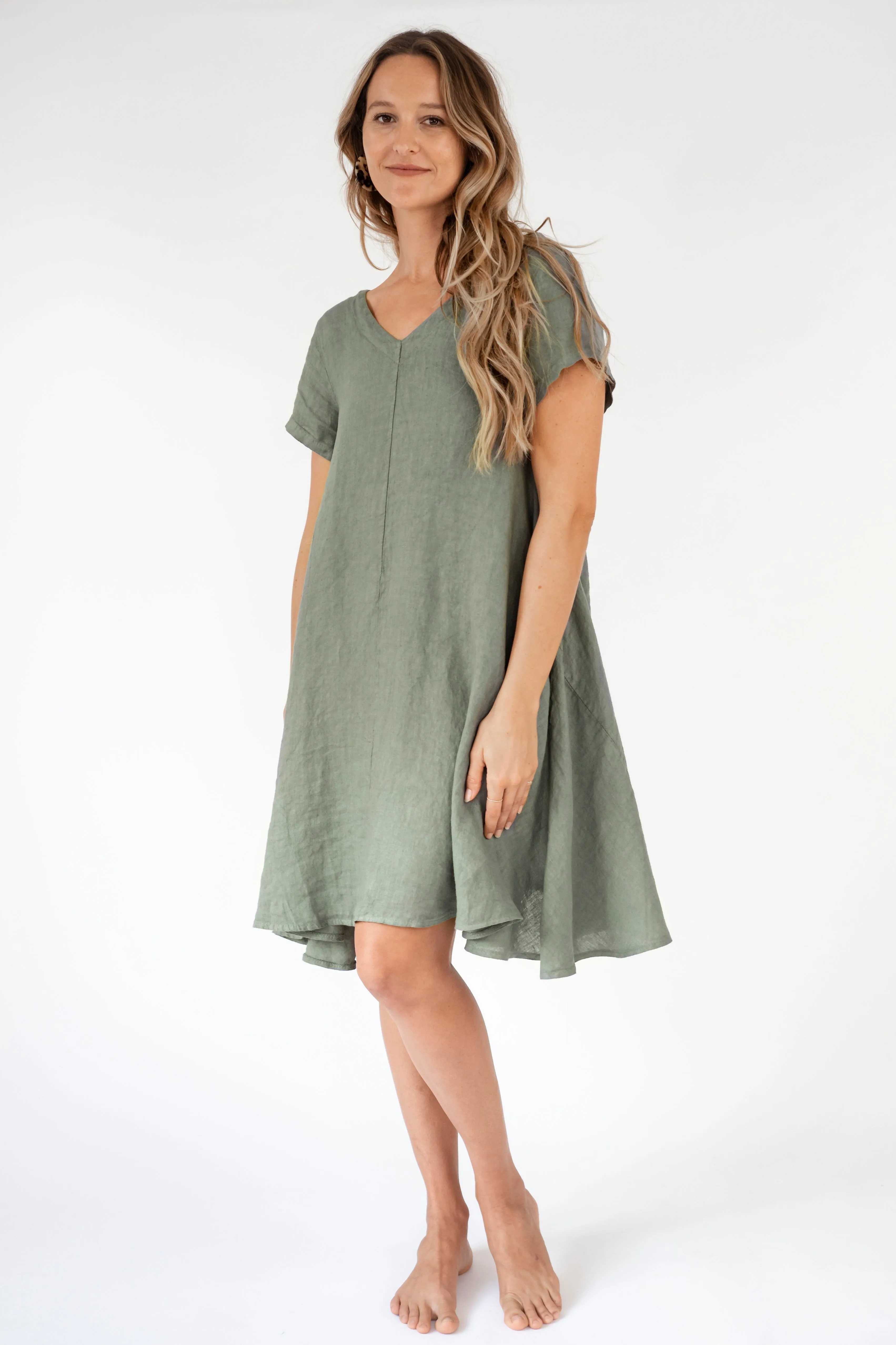 The Holo Linen Dress