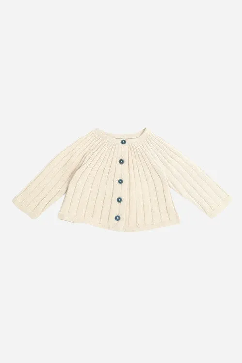 Viverano Milan Rib Knit Baby Girl Cardigan