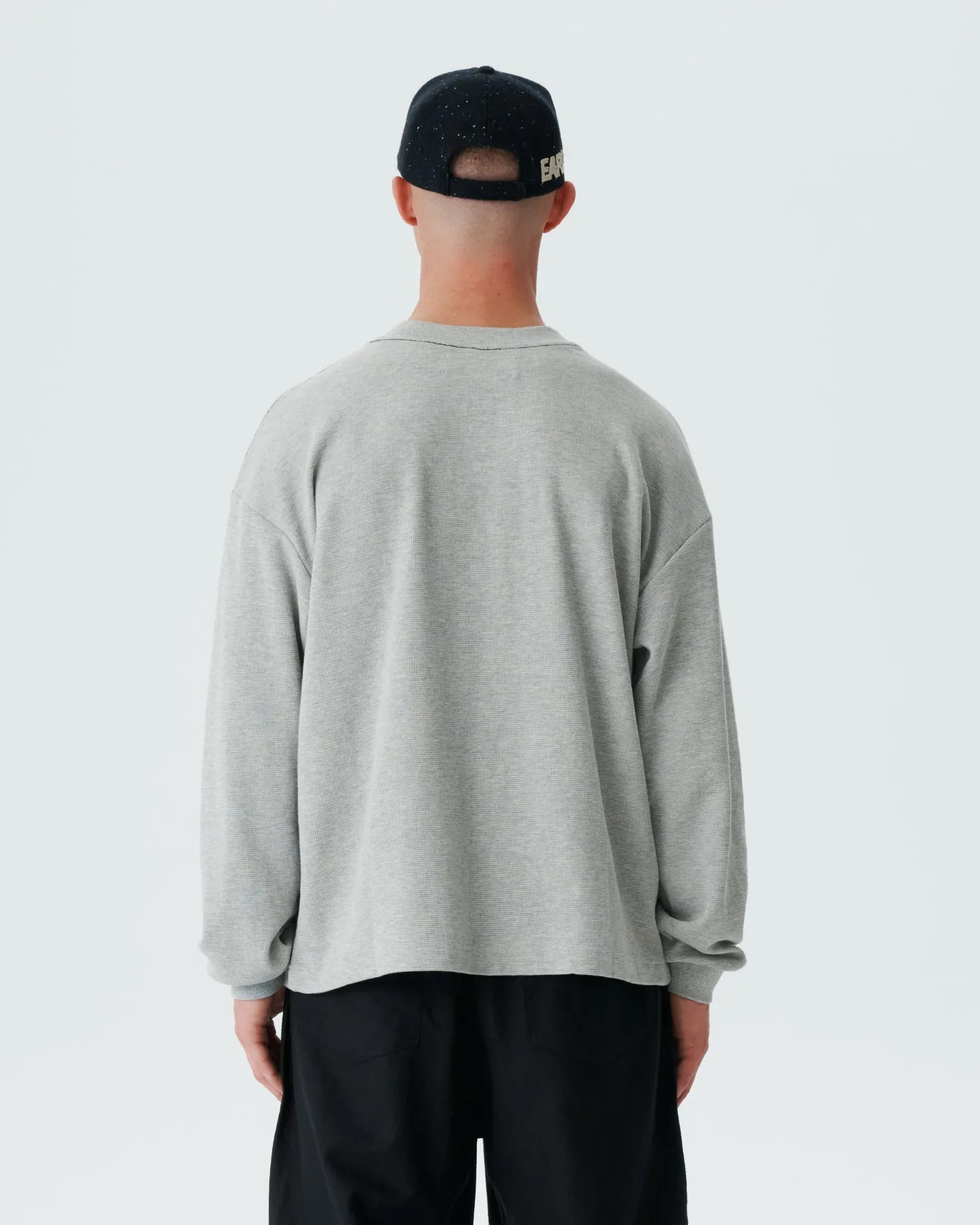 Waffle Longsleeve - Grey Marle