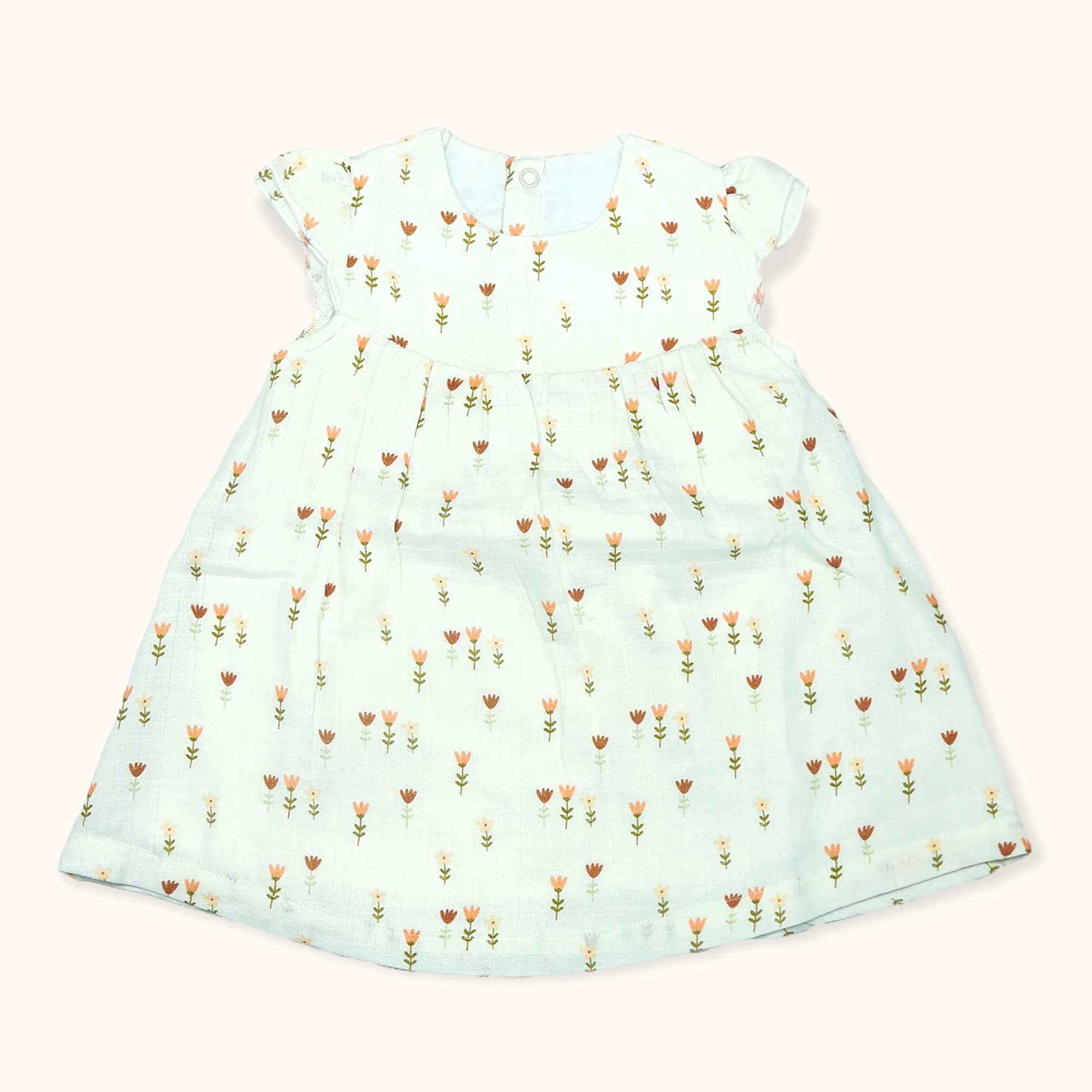 Wildflowers Cap Sleeve Dress Bloomer Set (Organic Muslin)