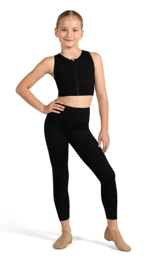 Zip Front Crop Top CZ4245